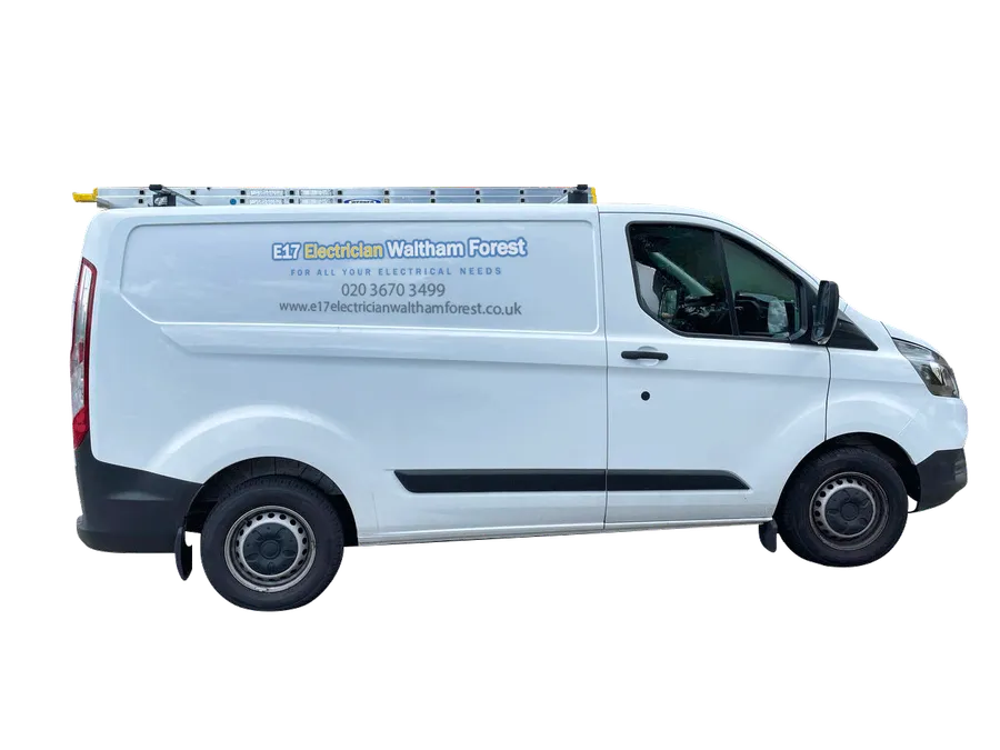 E17 Electrician Waltham Forest van